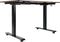 SuperHandy Electric Standing Desk - 48"x30" Rustic Wood - 3 Memory Settings with