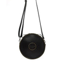 DR. MARTENS KIEV LEATHER ROUND BACKPACK 41361001 - BLACK - Brand New