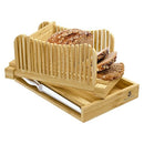 MAMA BEAR KITCHENS BAMBOO BREAD SLICER KNIFE ADJUSTABLE LOAF CUTTER - WOODEN - Brand New
