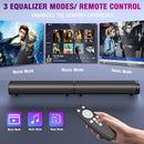Puriom Sound Bar for Smart TV, 100W Sound Bar with Bluetooth 5.3/ARC/Opt/AUX - Like New