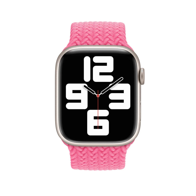 APPLE WATCH BRAIDED SOLO LOOP 45MM - SIZE 11 - FLAMINGO - Brand New