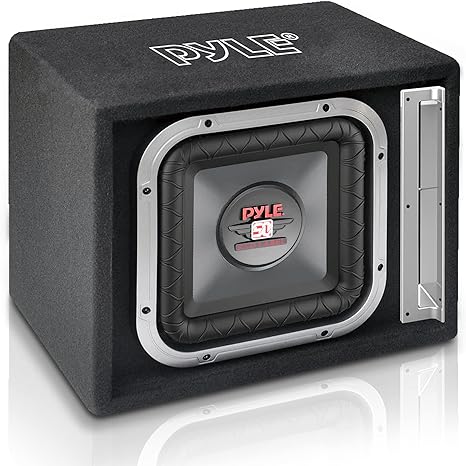 Pyle 12'' Single Series Vented Subwoofer Enclosure High Powered Woofers - Black Like New