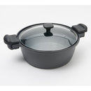 ZAKARIAN BY DASH 6QT CAST IRON DUTCH OVEN, FLAVOR INFUSION LID, TRADITIONAL LID - Like New