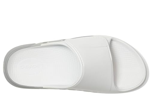 OOFOS UNISEX OOAHH SPORT FLEX SLIDE SANDAL MEN 9 WOMEN 11 SMOKE RALLY - Like New