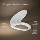 KOHLER GLENBURY READYLATCH QUIET-CLOSE ELONGATED TOILET SEAT - WHITE - Brand New