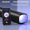 FHNFHN Sound Bar for Smart TV, 100W Sound Bar with 3 Dynamic RGB Lights - Like New