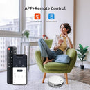 MAMNV ROBOTIC VACUUM WI-FI MOPPING AUTO-RECHARGE 100MIN W/ DOCK - WHITE - Like New