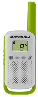 MOTOROLA SOLUTIONS TALKABOUT T110TP WHITE 16 MILE 2 WAY RADIO - WHITE - Like New