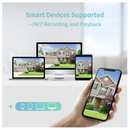 HeimVision 1080P Security Camera System Outdoor 8CH 5MP-Lite DVR 4Pcs HM245 - Like New