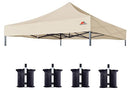 SCOCANOPY Commercial 10x10 Canopy Replacement Top,Canopy Cover ONLY - Beige - Like New