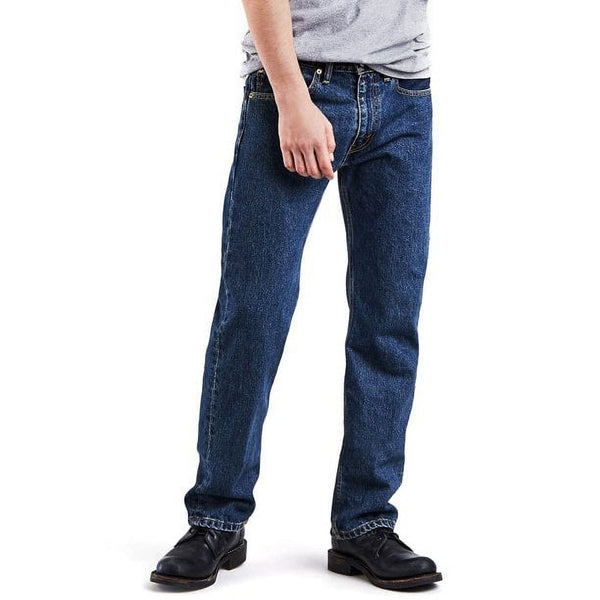 LEVI'S W32/L32 MEN'S 505 REGULAR FIT JEANS - COBALT DENIM - Like New