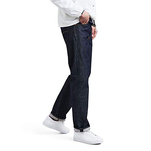 005010000 LEVI'S MEN'S 501 ORIGINAL FIT JEANS - SIZE 30W X 34L - RIGID - Like New