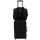 TRAVELERS CLUB BOWMAN EXPANDABLE LUGGAGE 3-PIECE SET (DOPP/TOTE/20) BLACK - Brand New