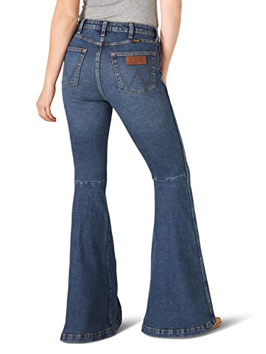 WRANGLER WOMEN'S RETRO HIGH RISE TRUMPET FLARE JEANS SIZE WOMEN 32-34 PAIGE - Like New