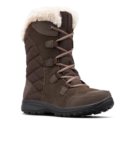 Columbia Women's Ice Maiden II Snow Boots Cordovan/Siberia  Size 9 - Like New