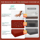 IDEE-HOME OUTDOOR CHAIR CUSHION THICK RED 19x19x3 Inch - Brand New