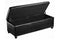 FIRST HILL FHW HRF1980 Upholstery Large Ottoman Faux Leather, Safety Hinge - Like New