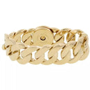 MARC BY MARC JACOBS GOLDTONE KATIE LOGO LINK BRACELET - GOLD - Like New