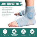 YIFVTFCK 2PAIRS NEUROPATHY SOCKS MEN/WOMEN ANKLE SLEEVE SIZE MEN/WOMEN L - GRAY - Like New