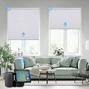 SmartWings Motorized Roller Shades, Zigbee Blinds White W33 xH72 - Like New