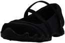 SKECHERS WOMEN'S BIKERS MC GET UP MARY JANE FLAT BLACK SIZE 11 - Like New