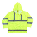 WEST CHESTER 44033JCA HI-VIZ RAIN JACKET, XX-LARGE - GREEN - Like New