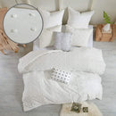 Intelligent Design Cotton Comforter Set, B07193Z3FX - Ivory - Brand New