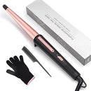 JAETON Hair Curling Iron Wand 0.5-1",210℃ for Classic Curls&Natural Waves - Brand New