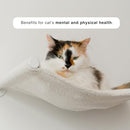 KITSUNE GARDEN CAT WALL SHELF FURNITURE CAT HAMMOCK FOR WALL - IVORY - Like New