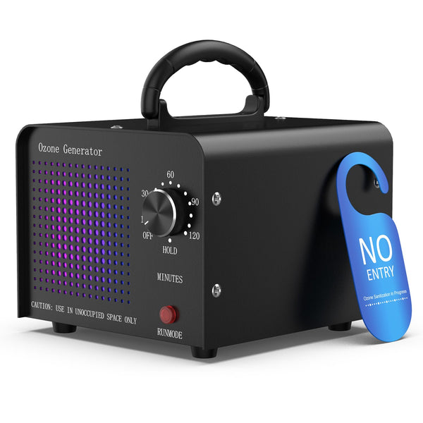 MEDVOE 0ZONE GENERATOR 30000MG O3 AIR PURIFIER FOR HOME & CAR - BLACK - Like New