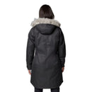 COLUMBIA WOMEN'S SUTTLE MOUNTAIN LONG INSULATED JACKET - SIZE: MEN LARGE - BLACK - Brand New
