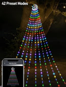 PROBRO CHRISTMAS DECORATION LIGHTS +WATERFALL LIGHTS, TIMERS, DECORATIVE STRING - Like New