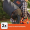 BLACK+DECKER Electric Leaf Blower, Leaf Vacuum and Mulcher 3 in 1 Corded -ORANGE - Like New