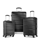 SAMSONITE EVOLVE SE HARDSIDE EXPANDABLE LUGGAGE SPINNERS 3PC SET CO/M/L - BLACK - Like New