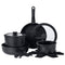 Country Kitchen Cookware Set with Removable Handle, Oven & RV Safe Pots and Pans Like New