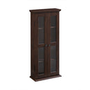 Walker Edison 4 Tier Shelf Living Room Storage Tall Bookshelf Cabinet - Like New