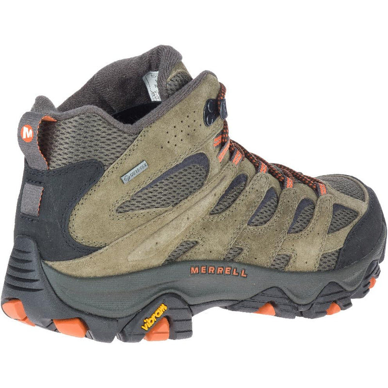MERRELL MEN'S MOAB 3 MID HIKING SHOES - SIZE 12 - OLIVE - Like New