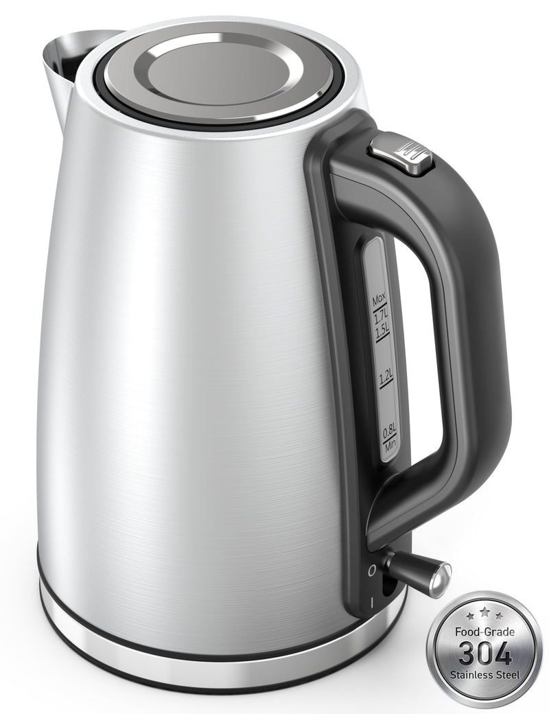 PARIS RHÔNE ELECTRIC KETTLE, PARIS RHONE 1.7L ELECTRIC KETTLES - SILVER Like New