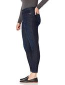 AMAZON ESSENTIALS WOMEN'S MID RISE CURVY SKINNY JEAN - SIZE 12 SHORT - DARK WASH - Like New