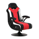 X ROCKER FALCON LOUNGING PEDESTAL CHAIR BUILT-IN AUDIO BLUETOOTH 5152501 - BLACK - Like New