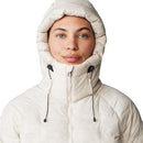 OL0545-170 MOUNTAIN HARDWEAR WOMEN'S STRETCHDOWN PARKA TALC S - Like New