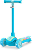 JETSON EXCITING 3-WHEEL SCOOTER LITTLE KIDS - LIGHT-UP WHEELS - HALOS BLUE - Like New