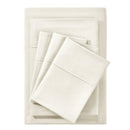 BIBB HOME 2000 COUNT 6-PIECE BAMBOO SHEET SET WITH SNUG GRIP QUEEN SIZE - CREAM - Like New