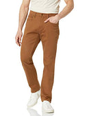 AMAZON ESSENTIALS MEN'S ATHLETIC-FIT STRETCH - SIZE: MEN 35WX30L - DARK KHAKI - Brand New