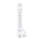CYBER POWER CYBERPOWER SURGE PROTECTOR P704URC1 - WHITE - Like New