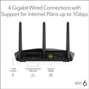 NETGEAR Nighthawk WiFi 6 Router RAX30 5-Stream Dual-Band Router AX2400 - Black - Like New