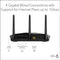 NETGEAR Nighthawk WiFi 6 Router RAX30 5-Stream Dual-Band Router AX2400 - Black Like New