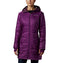 COLUMBIA WOMEN'S MIGHTY LITE HOODED JACKET WILD IRIS EXTRA SMALL 1468771-594 - Brand New