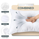 UTOPIA BEDDING HOTEL BED PILLOWS, QUEEN SIZE, SET OF 2 - WHITE - Brand New