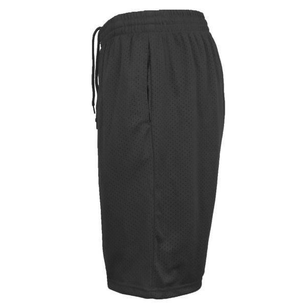 JUMP START MEN'S LIGHTWEIGHT BREATHABLE MOISTURE WICKING MESH SHORTS - M - BLACK - Brand New
